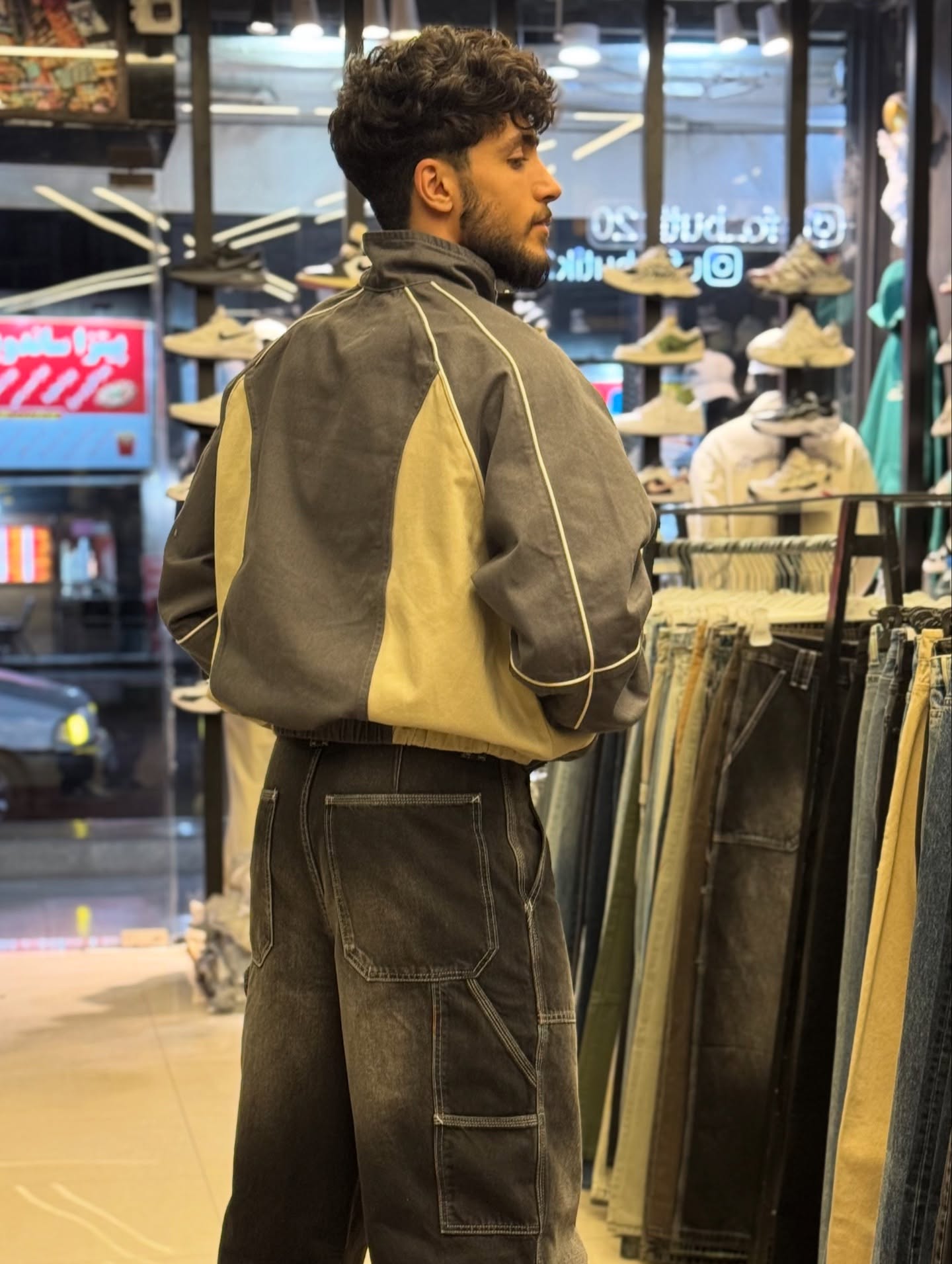 جكت اورجينال — تی‌شرت — یوفو استایل — رنگ مشکی — تصویر 4