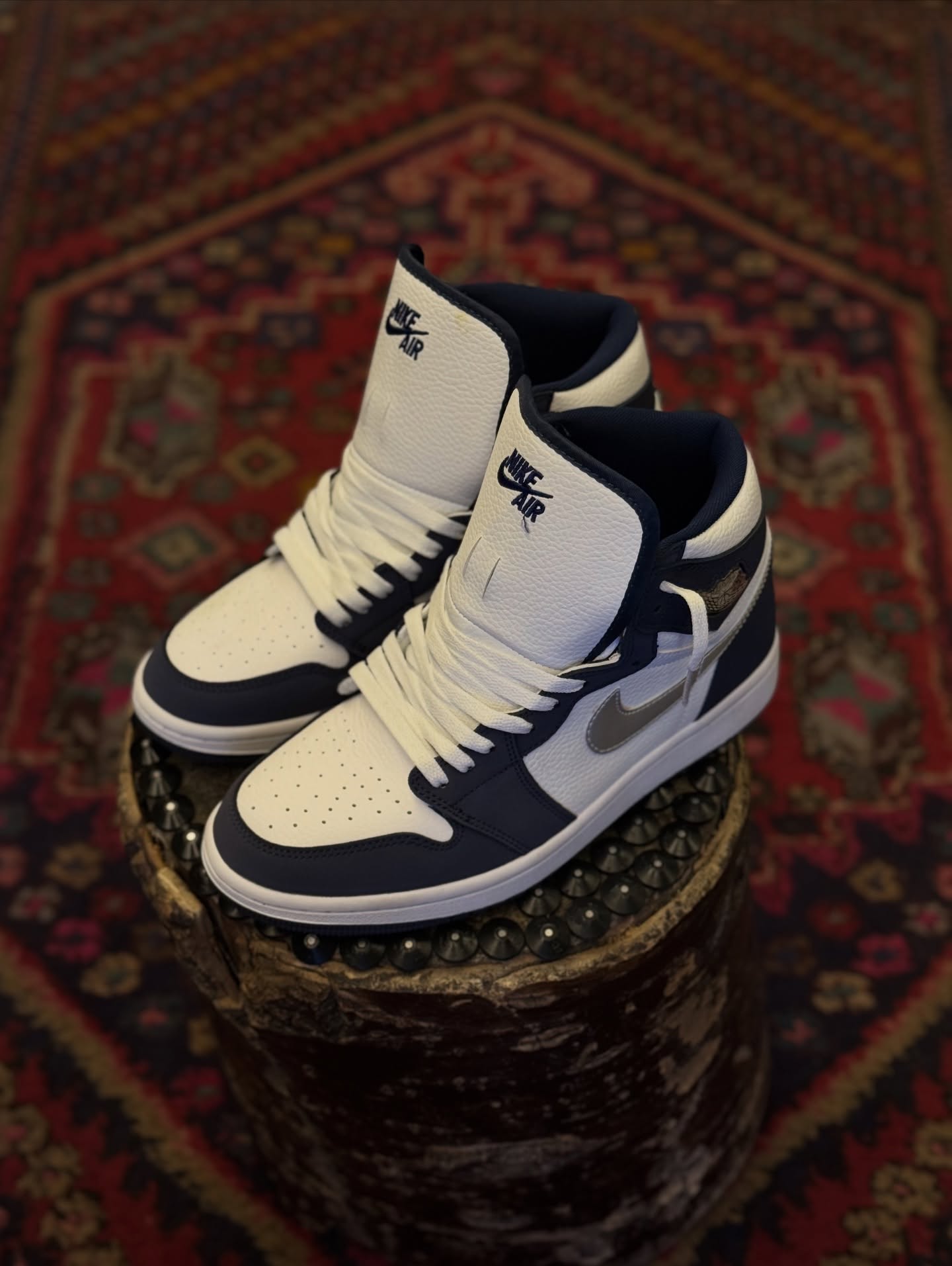 Aj1 mid night — تی‌شرت — یوفو استایل — رنگ مشکی — تصویر 2