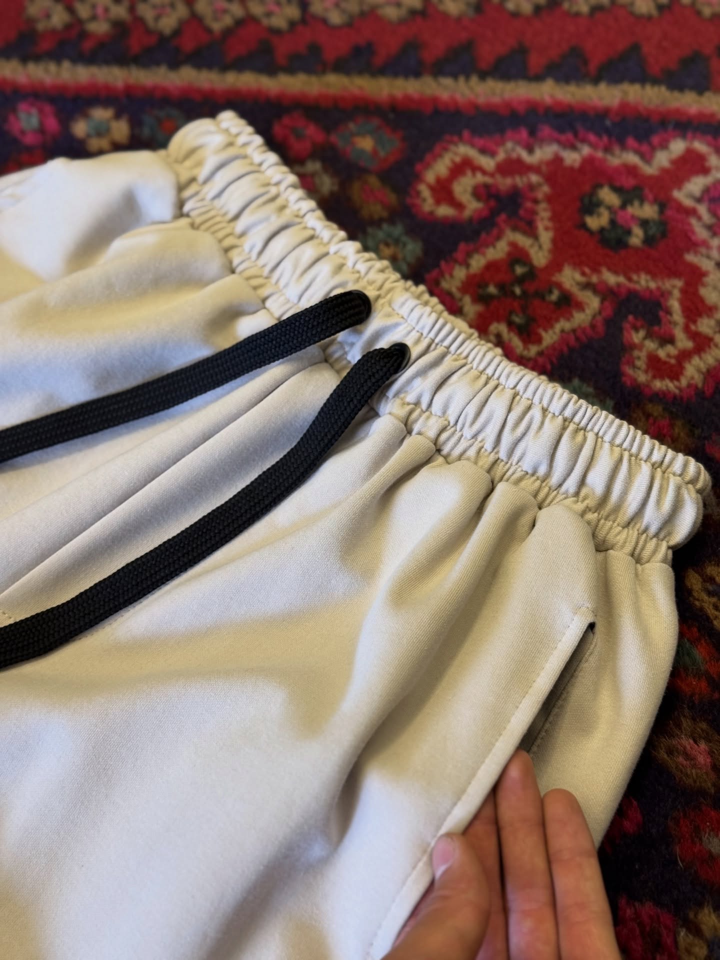 شلوار جاگر مناسب فصل گرما — شلوار جین — یوفو استایل — رنگ مشکی — تصویر 7