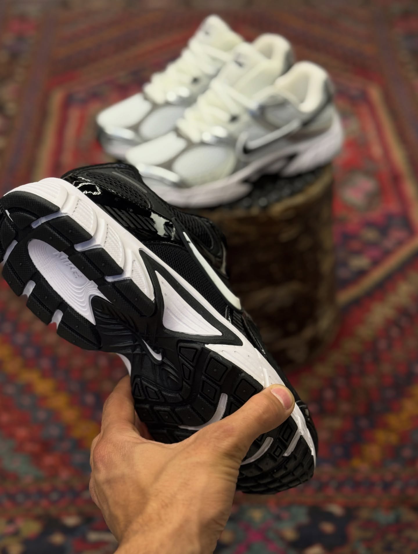 کتونی nike v5 — کتانی اسپرت — یوفو استایل — رنگ مشکی — تصویر 4