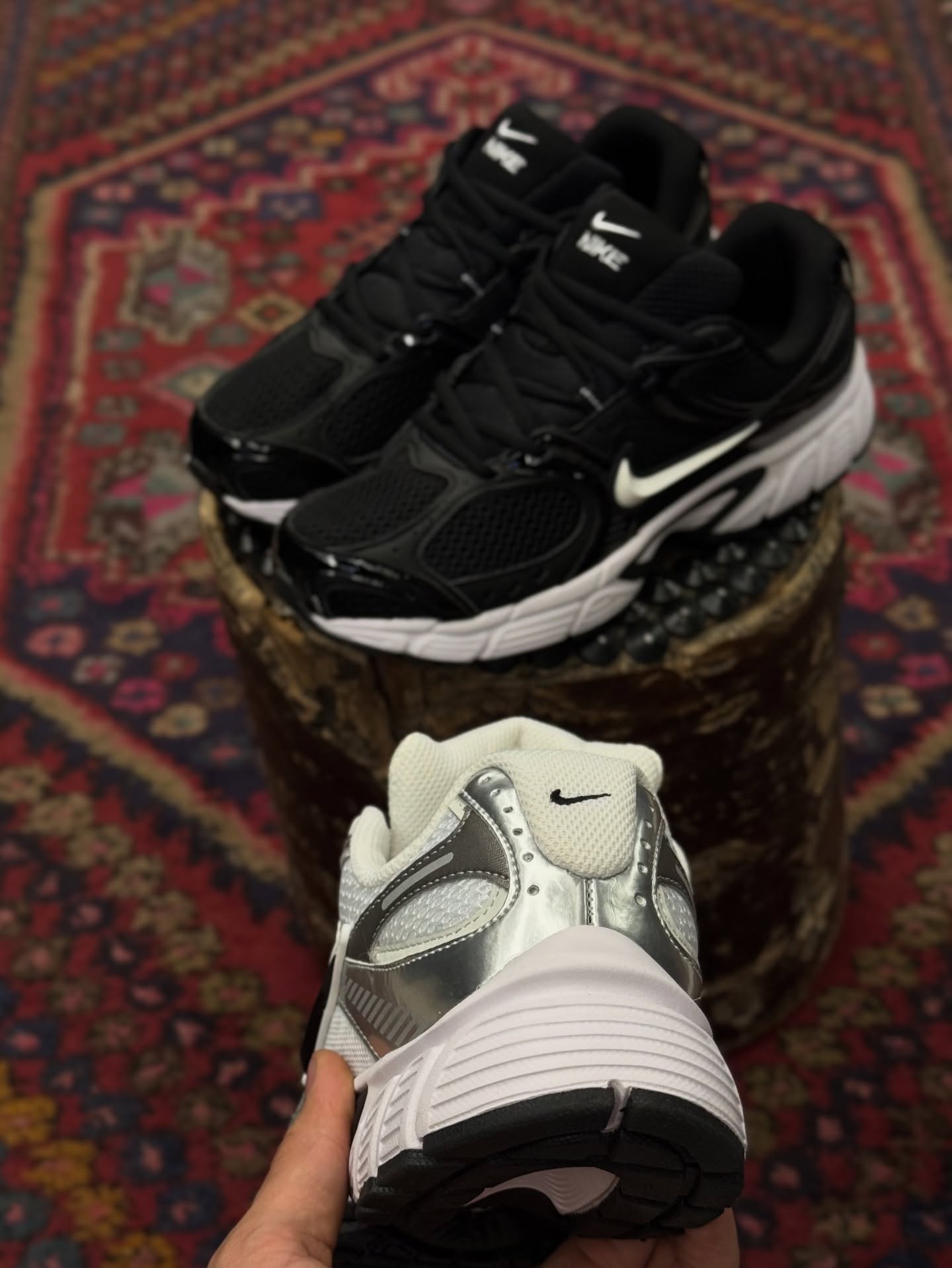 کتونی nike v5 — کتانی اسپرت — یوفو استایل — رنگ مشکی — تصویر 5