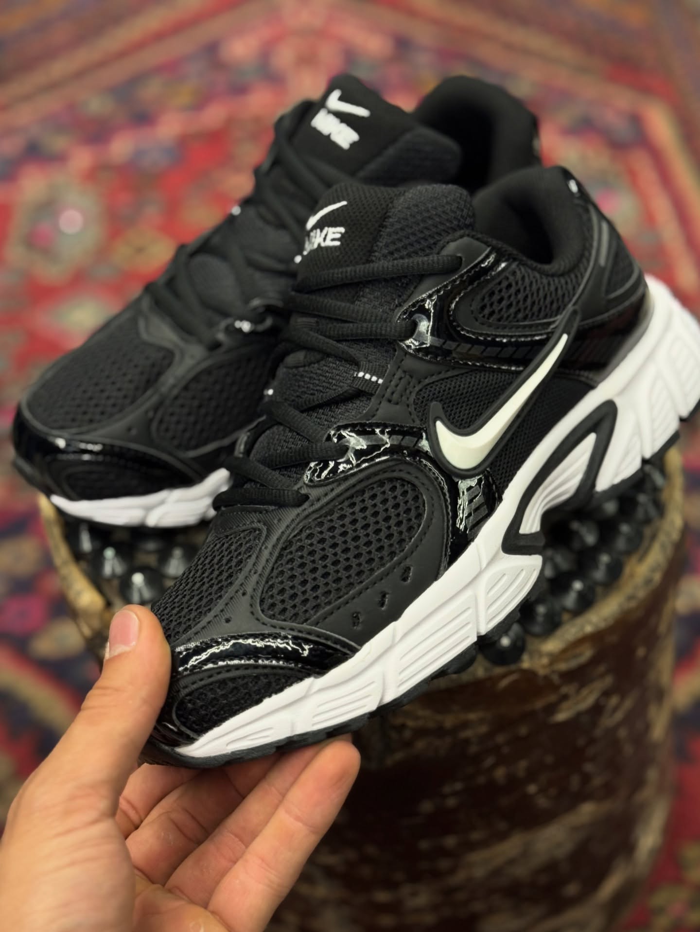 کتونی nike v5 — کتانی اسپرت — یوفو استایل — رنگ مشکی — تصویر 6