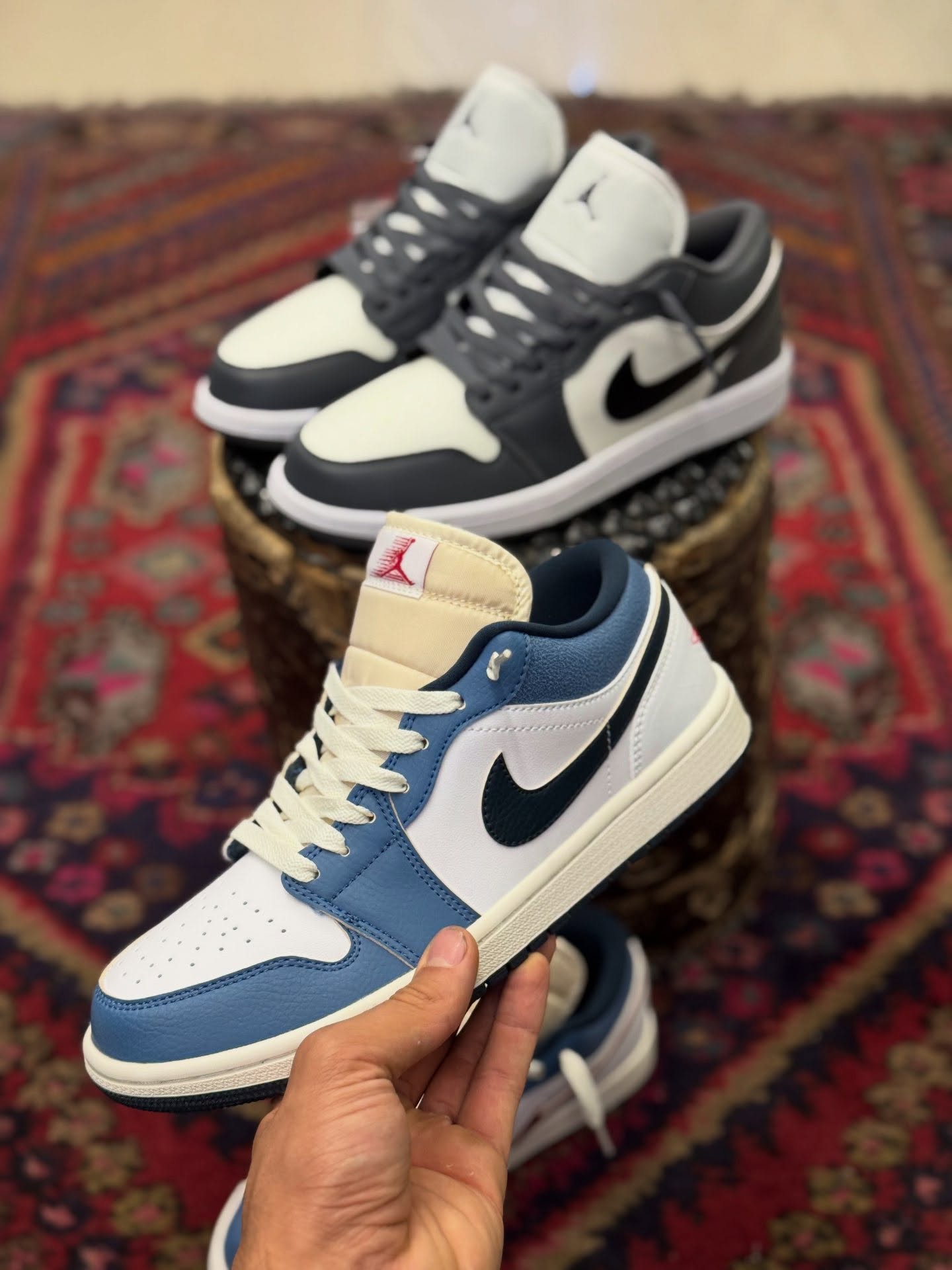 Aj 1 low — تی‌شرت — یوفو استایل — رنگ مشکی — تصویر 4