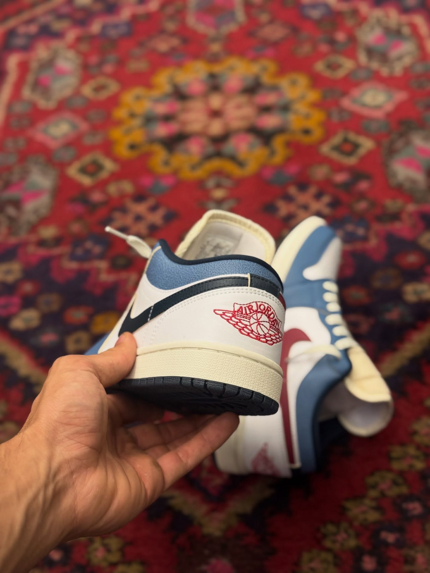 Aj 1 low — تی‌شرت — یوفو استایل — رنگ مشکی — تصویر 6