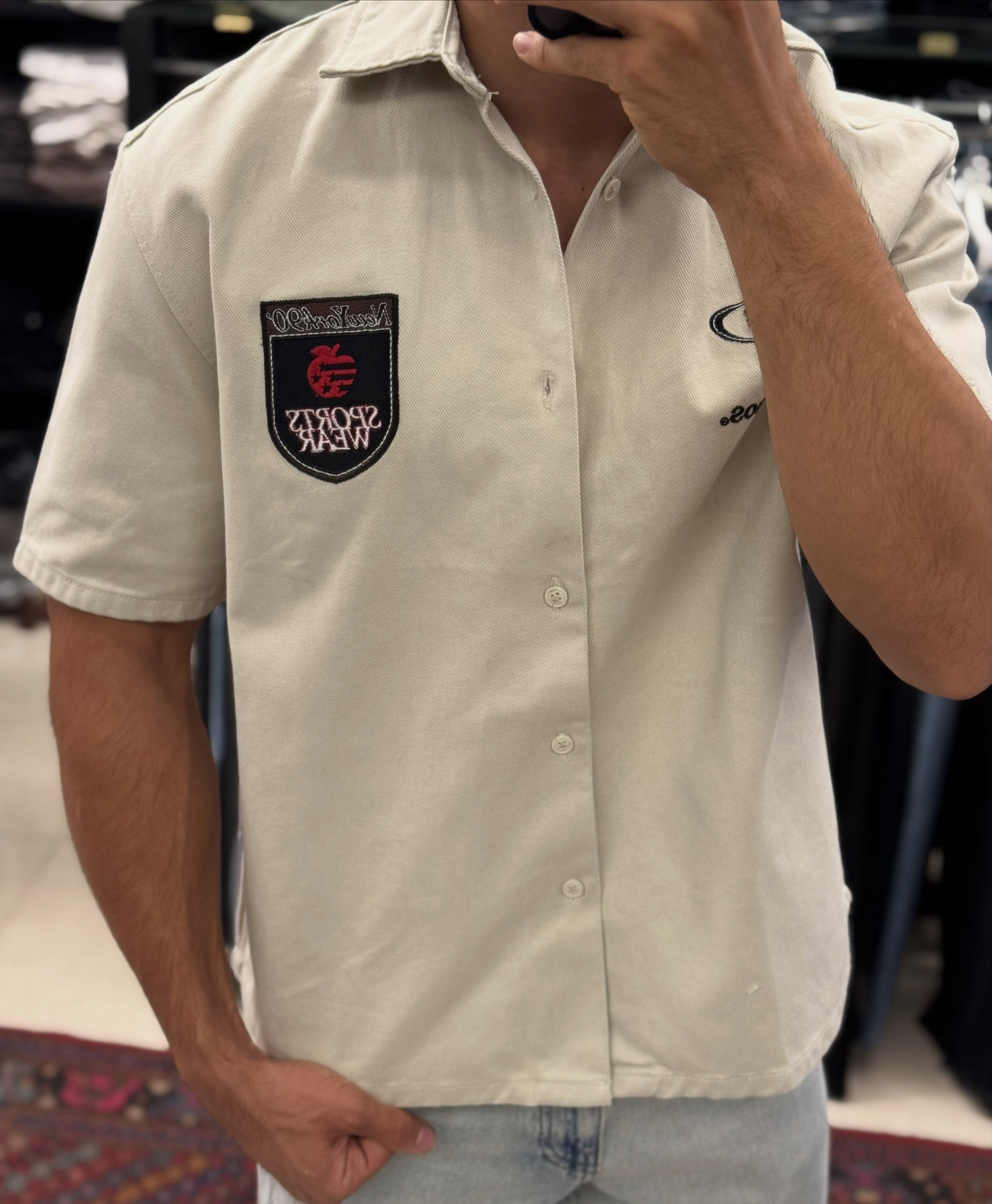 جکت باکسی اورجینال — تی‌شرت — یوفو استایل — رنگ مشکی — تصویر 7