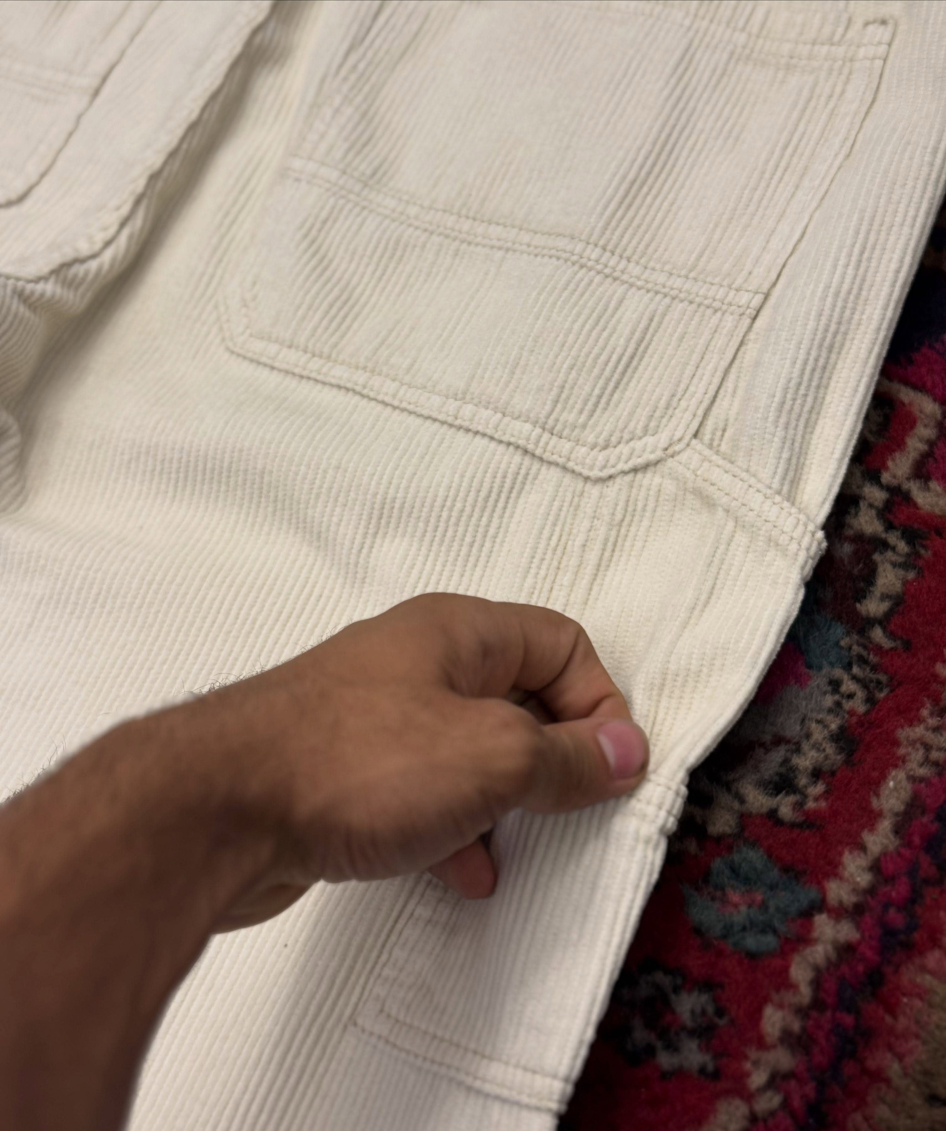 شلوار  کارپنتر نیم بگ — شلوار جین — یوفو استایل — رنگ مشکی — تصویر 6