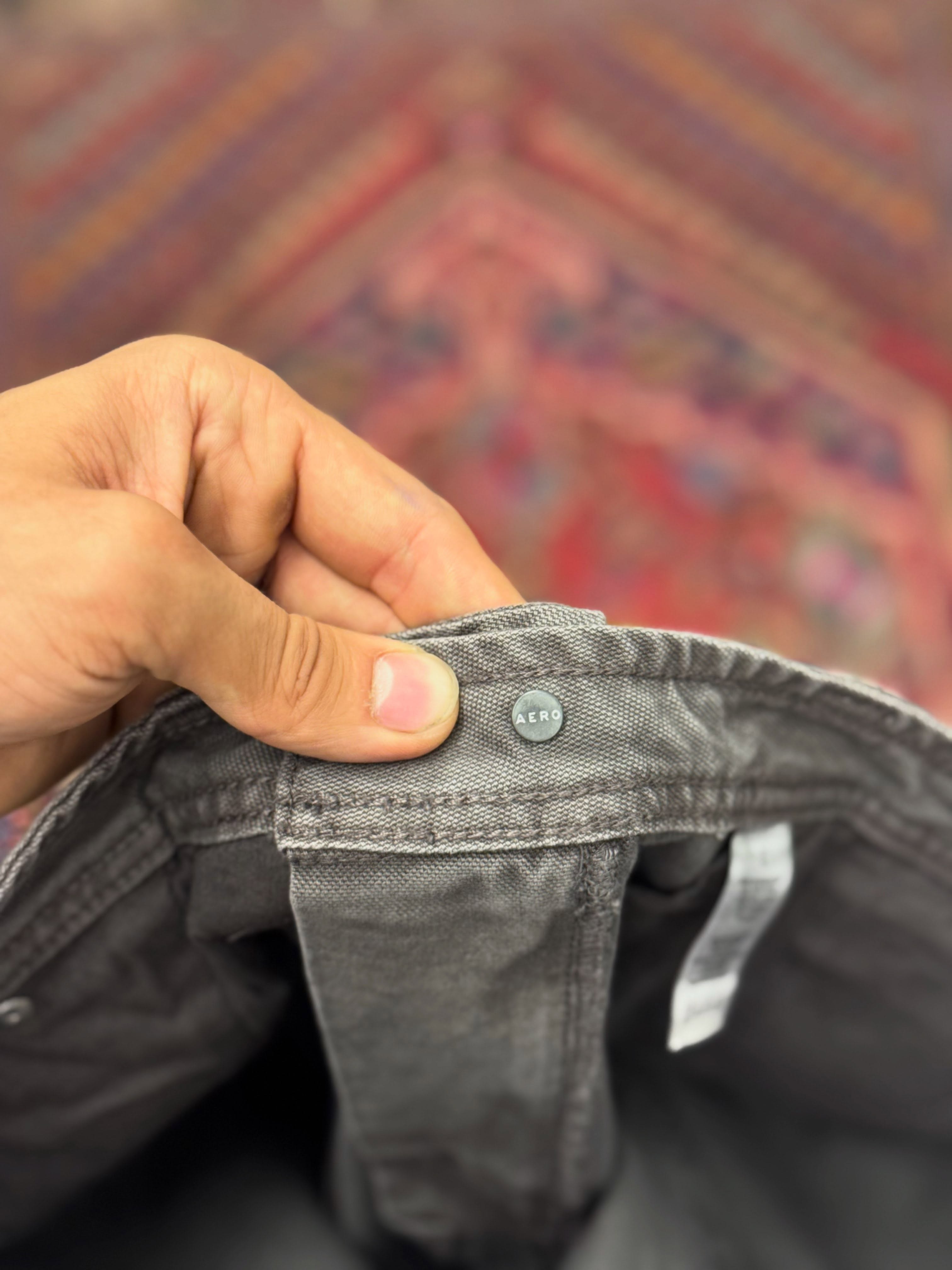 شلوار کارپنتر اورجینال — شلوار جین — یوفو استایل — رنگ مشکی — تصویر 13