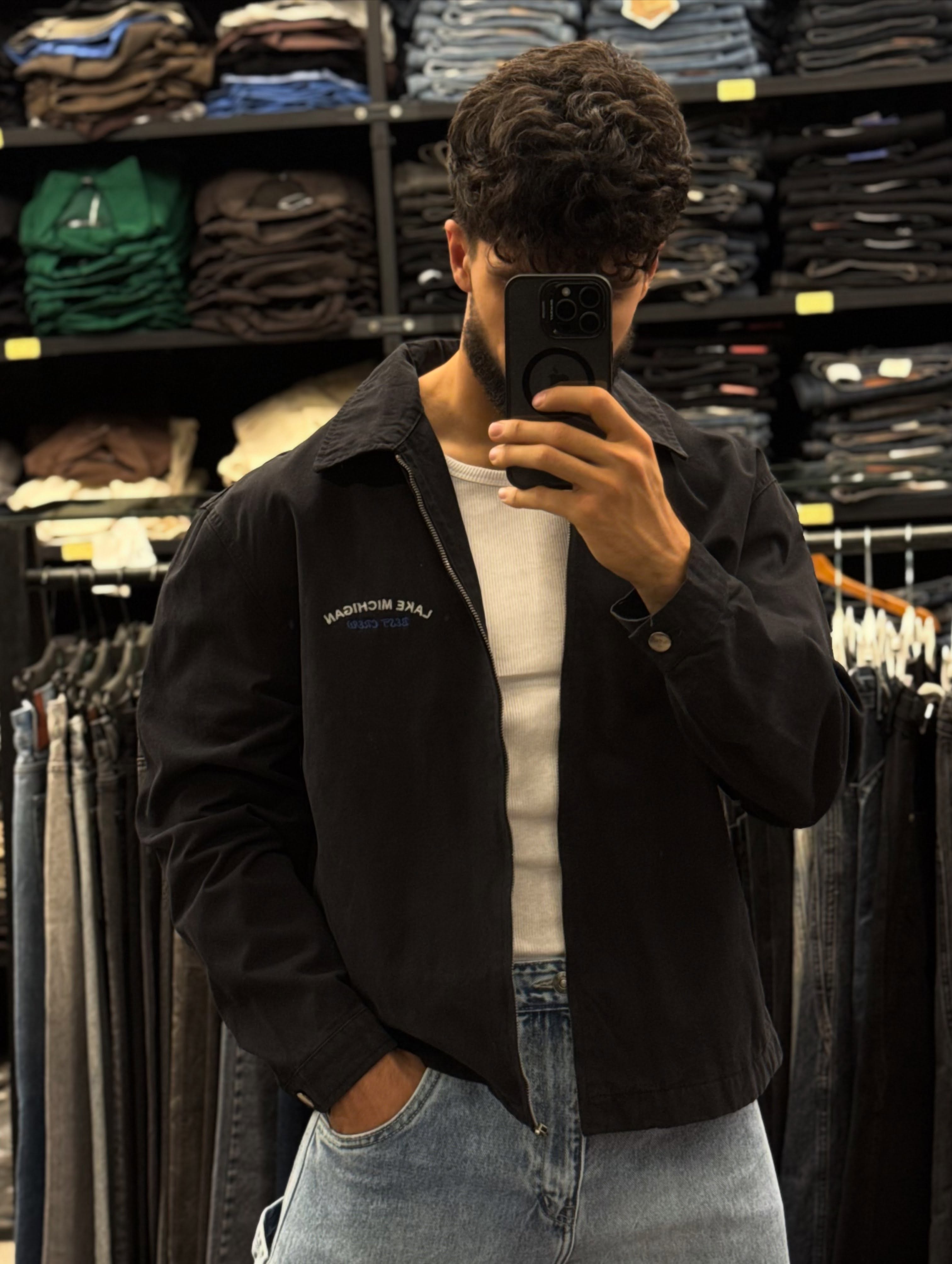 جکت اورجینال — تی‌شرت — یوفو استایل — رنگ مشکی — تصویر 5
